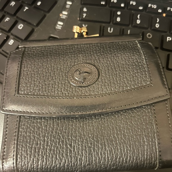 Dooney & Bourke Black Leather Wallet - Picture 1 of 10
